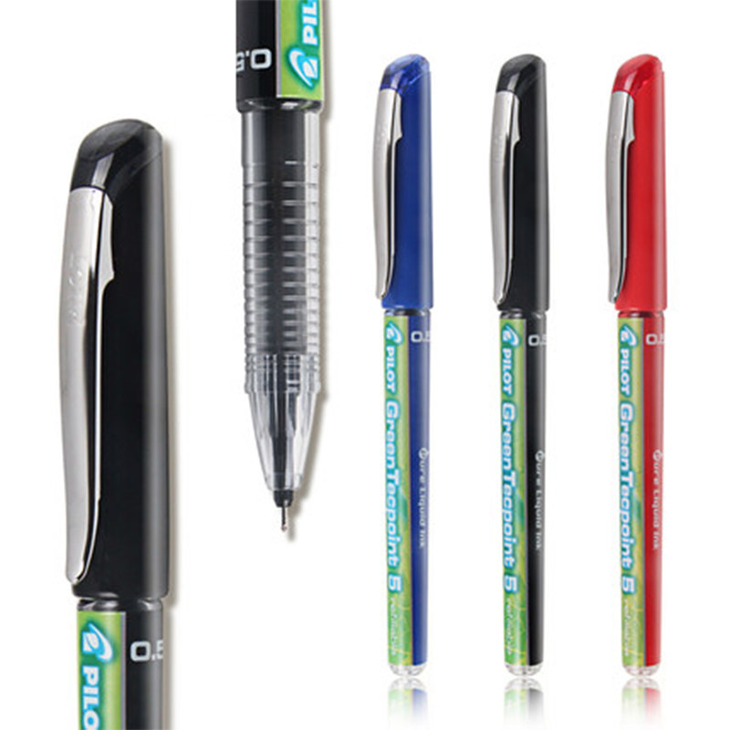 5 pieces) Japanese PILOT Baile BX-GR5 needlepoint fountain pen GreenTecpoint neutral pen) 0 5mm