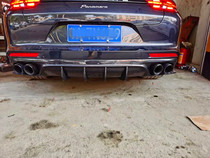 18-19 New Porsche Paramela 971 panamera modified small surround carbon fiber four out back lip