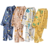 Детское термобелье, детские штаны, демисезонное удерживающее тепло хлопковое нижнее белье для мальчиков, хлопковая пижама, осеннее