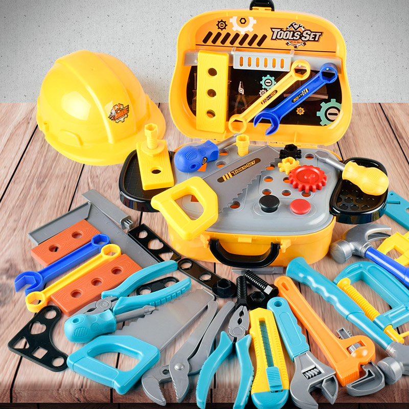 Screwdrivers screwdriver kit suit children's toy puzzle simulation hand repair dressed as a family wine 3-6-year-old boy