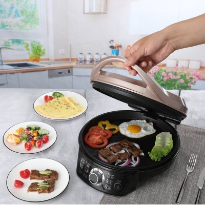 美的电饼铛档家用双面加热蛋卷煎烙饼锅新款自动断电加深加大正品