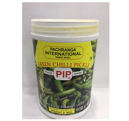 Pachranga Green Chilli Pickle 800g Vinegar Green Pepper Slices 800g