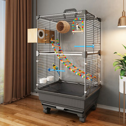 Bird Cage Parrot Cage Large Size For Home for Budgerigars, Starlings, and Canaries Luxury House for Cockatiels, Budgerigars, and Lovebirds