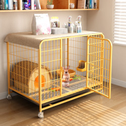 Indoor Rabbit Cage For Home for Rabbit Keeping, Extra-Large Cleaning Tray, Large Space Pet Guinea Pig Cage Rabbit Nest