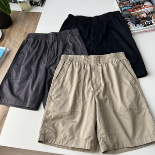 北野U家！夏季推荐男女装弹力松紧短裤休闲运动中裤起居裤BY76407