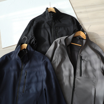Out of K American single foreign trade men's sports outdoor functional waterproof soft shell inside polar fleece coat