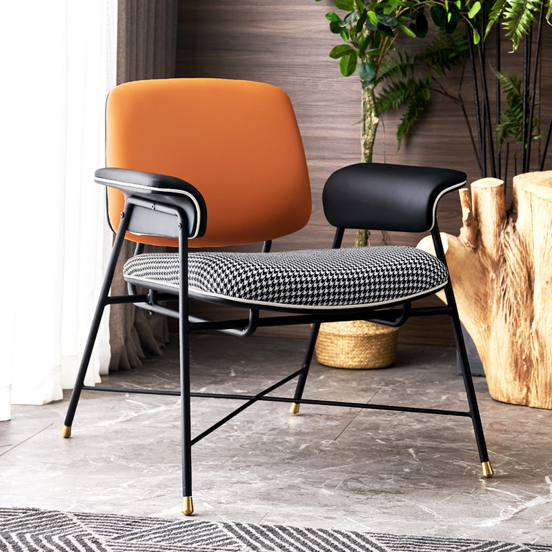 Modern Nordic Casual Chair Creative Composition Living Room Single Chair Design Furniture Light Lavish Bedroom Balcony Surround Chair Spot