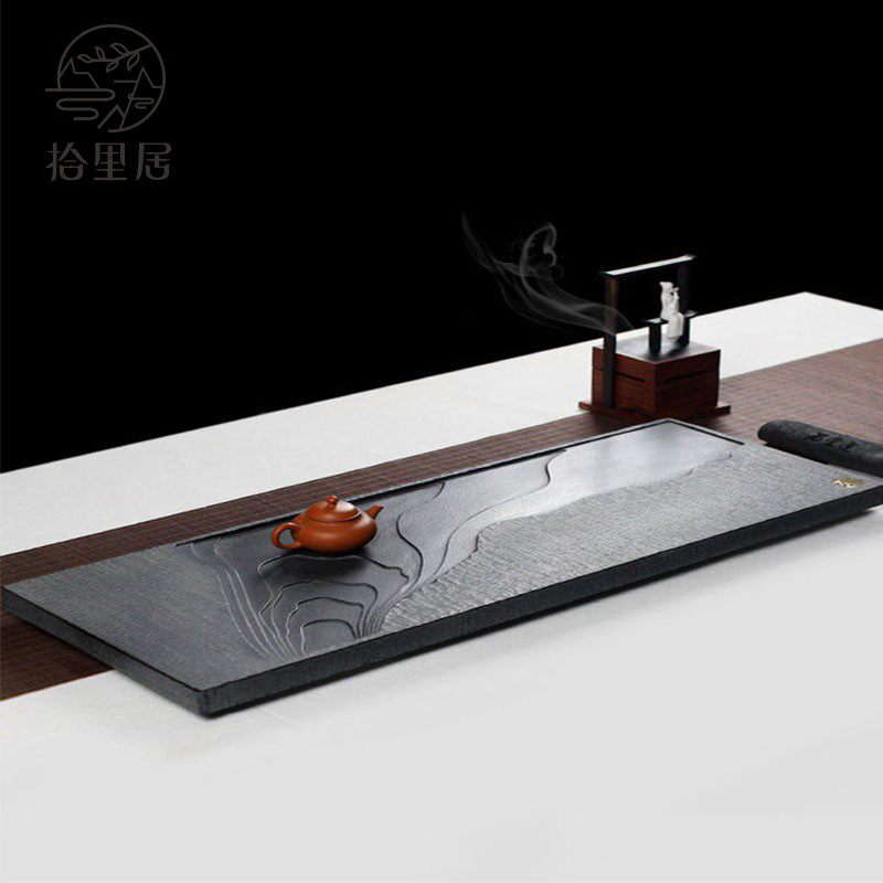Pick up a piece of creative whole Wujim Tea Play minimal household small tea set high - end stone tea table