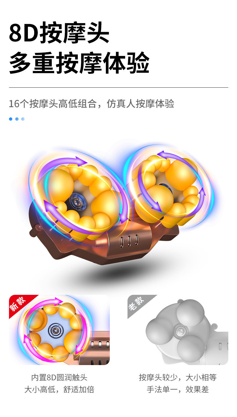 杰搏 旗舰款 全身定位分区 多功能按摩床垫 图3