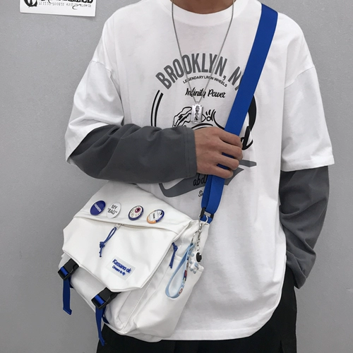 Tide, брендовая японская сумка через плечо, мужская вместительная и большая спортивная сумка на одно плечо для отдыха