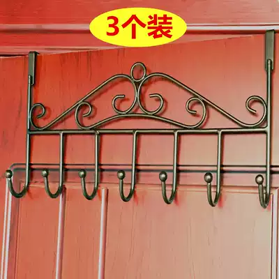 Back-mounted 4cm door frame hanging hanger door rear adhesive hook door hanging door seam metal coat wooden door kitchen silent free
