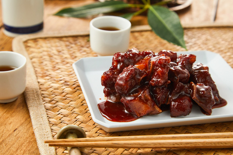盘点美味 酸梅糖醋小排 250g 微波2分钟即食 图7