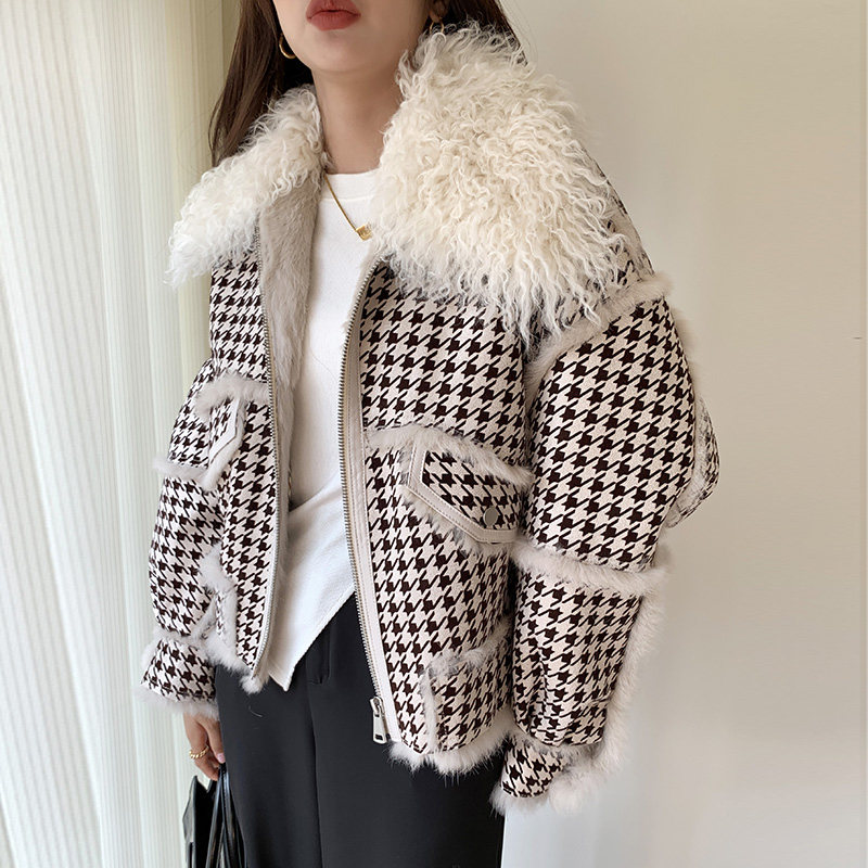 Winter woolen long jacket, 2021 collection, mid-length