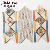 Xi Chi candy glaze mosaic waistline living room antique brick mosaic skirting line wire waistline waistline waistline custom