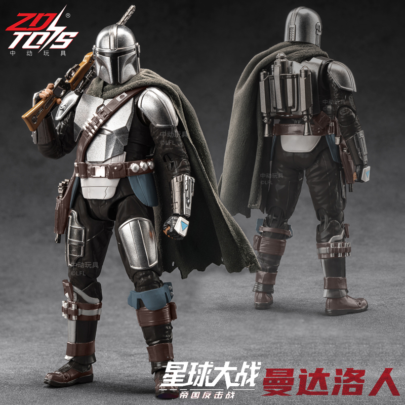 Authentic Star Wars the Mandalorian Action Figure Toy Model Ornament Children's Children's Day Gift Authentic Star Wars the Mandalorian Action Figure Toy Model Ornament Children's Children's Day Gift