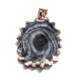 Natural Crystal Agate Cluster Sun Flower Pendant Sun Agate Cluster Galaxy Necklace Irregular Jewelry