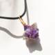 Merkaba Kabasheng Entwined Pendant Natural Crystal Agate Stone Merkaba Six-Pointed Star Necklace