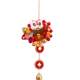 New Year Atmosphere Decoration Handmade Bamboo Tube Bell Pendant 2026 Year of the Horse New Year's Day Spring Festival Hanging Decoration