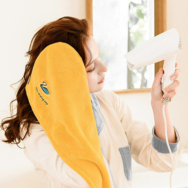 Dry Hair Cap Woman Bag Headscarf Rub Hair Theorizer Bath Cap Super Absorbent Speed Dry Cap Towel Thickened Wash Hair Hat