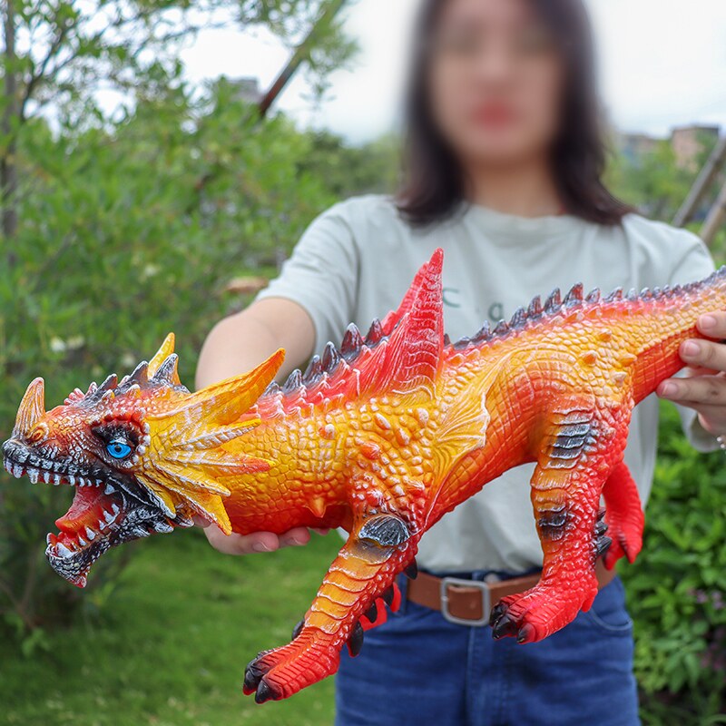 Large simulation dinosaur toy cry soft glue oversized Tyrannosaurus rex children boy toy model gift plastic soft