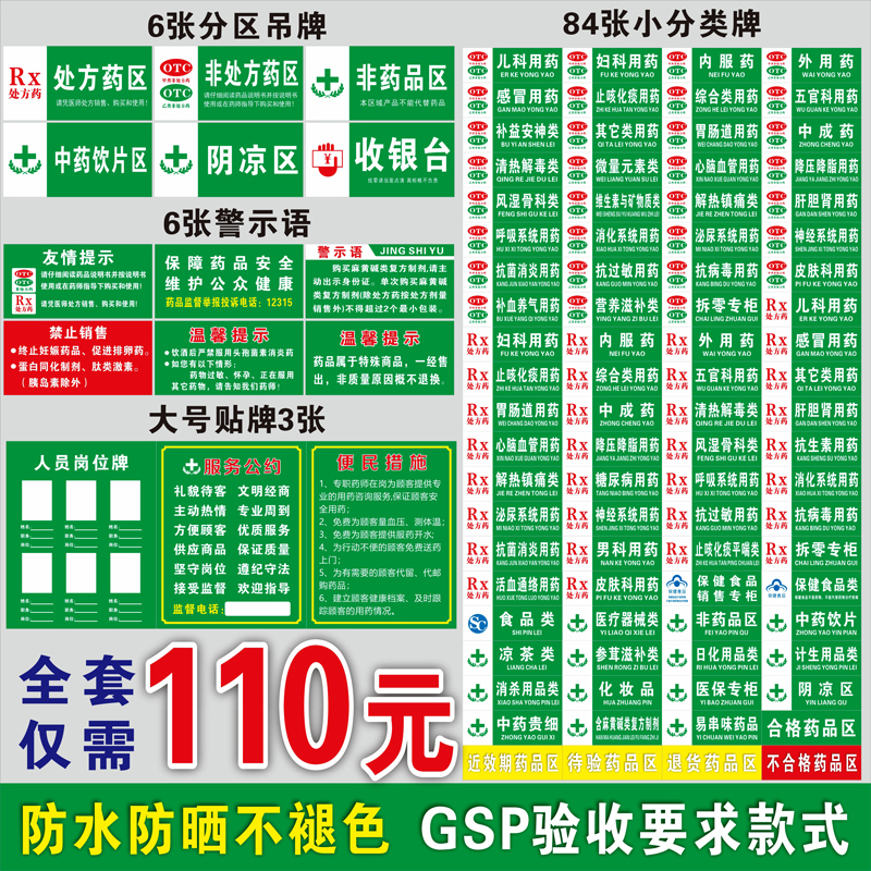 Pharmacy Classification Signs, Complete Set of Medication Area Tags, Reminder Messages, Warning Signs, Signage, Pharmacy Stickers Pharmacy Classification Signs, Complete Set of Medication Area Tags, Reminder Messages, Warning Signs, Signage, Pharmacy Stickers
