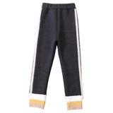 Утепленные леггинсы, бархатные детские демисезонные модные удерживающие тепло штаны, в западном стиле