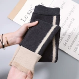 Флисовые бархатные демисезонные леггинсы, детские удерживающие тепло штаны, детская одежда, увеличенная толщина, высокая талия