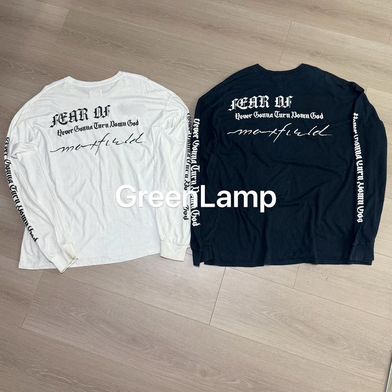 [in Stock] Green Light Independent High Street Style Season 4 Max Limited Edition Long Sleeve T-Shirt for Staff, Black and White Two Colors