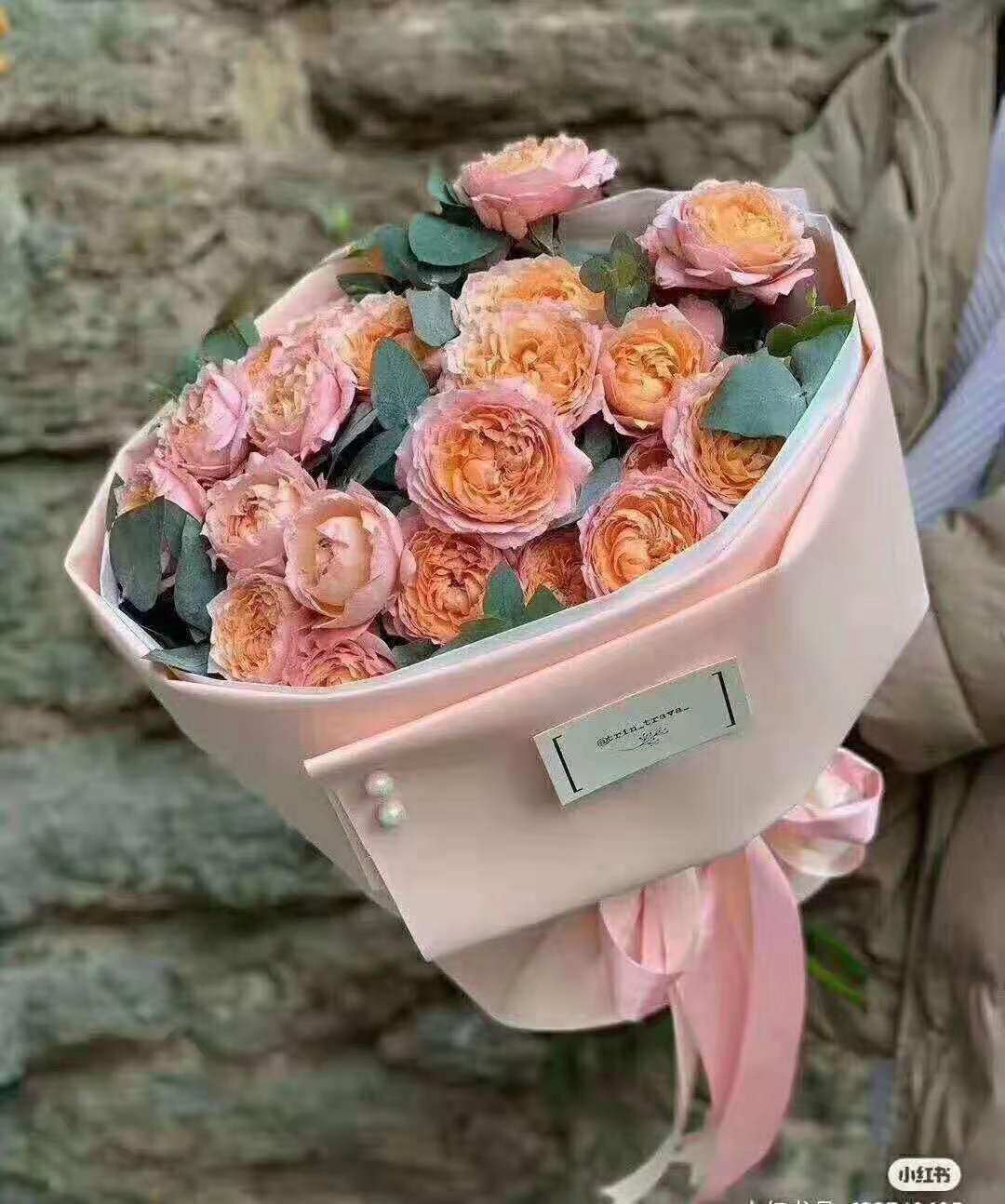 Floral Garment Kafen Paper Russian Bouquet Packaging Material Flowers Wrapping Paper Waterproof soft pure colour coated floral paper