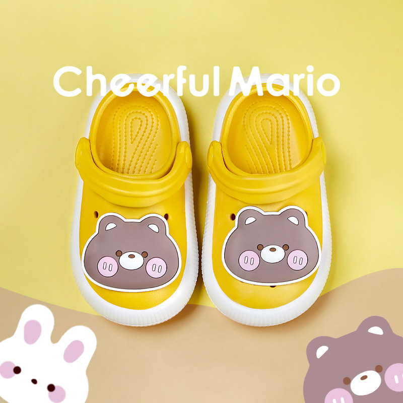 Children's sandals boygirls girls baby baby summer home room non-slip children and young children's holes shoes