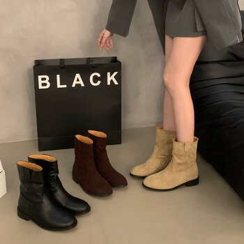 Ins style niche retro fashion women's boots