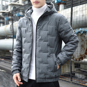 【公牛丹尼】冬季短款连帽外套韩版羽绒棉服