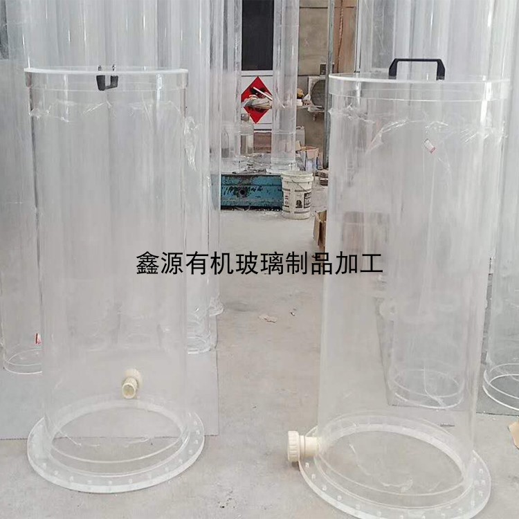 Transparent organic glass cylinder acrylic pipe seal detection equipment tubing container processing set