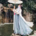 Người Trung Quốc của khách Han quần áo nữ gió Trung Quốc cổ đại chiếc váy mùa thu ngực nước váy thêu siêu cổ tích sinh viên gió cổ quần áo hàng ngày nổi 