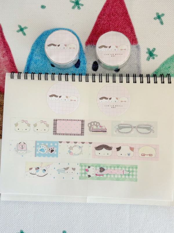 Unfinished Cultural Creation | Original Salt-Style Cute Washi Tape Cat-Themed Tape