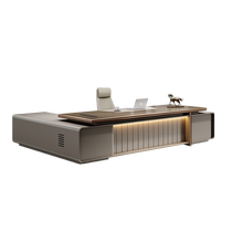 Light luxury boss desk office desk simple modern leadership office furniture executive desk president manager desk and chair combination