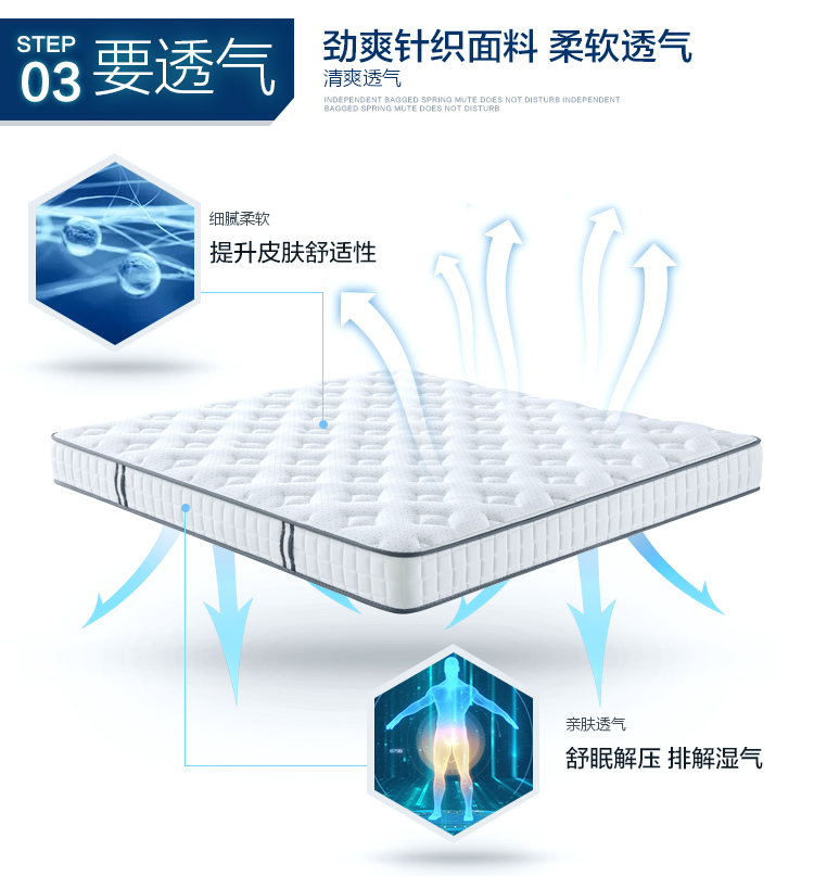 小神价 喜临门 天琴湾头层牛皮床+星空R独立弹簧乳胶床垫 图25