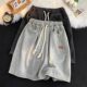 Big Sale Leakage~Big Brand Export Export Last Order Discount Casual Pants Summer Pants Versatile Five-Quarter Pants Loose and Trendy