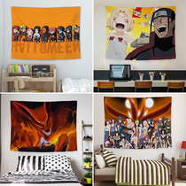 Naruto wall cloth hanging cloth Net celebrity live tapestry Room decoration Dormitory transformation layout bedside background cloth
