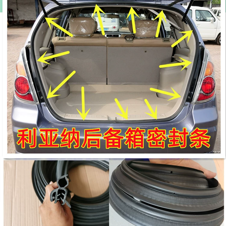 CỐP HẬU Thích ứng với dải niêm phong cốp xe Changhe Liana Liana A6 sedan hai hộp phía sau cửa sau Dải niêm phong cửa sau Ổ KHÓA NGẬM CÁNH CỬA CỬA NÓC