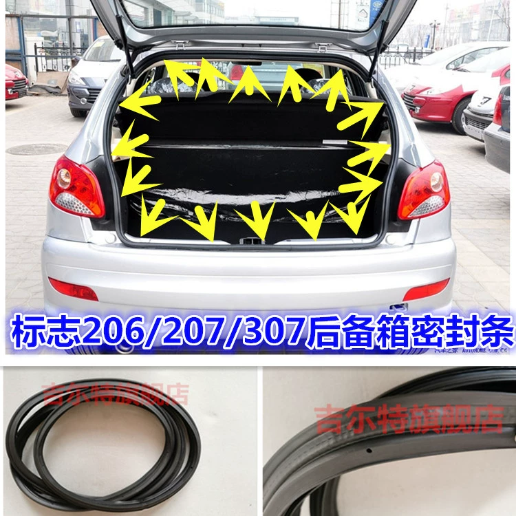 COMPA NÂNG KÍNH Thích ứng với các phụ kiện sửa đổi dải niêm phong cốp xe Dongfeng Peugeot 206/207/307 và hatchback COMPA NÂNG KÍNH TÁP BI CÁNH CỬA