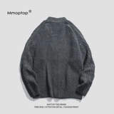 Зимний трикотажный свитер для влюбленных, кардиган, мужская куртка, этнический стиль