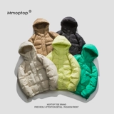 Зимняя толстовка с капюшоном, брендовый пуховик, удерживающая тепло цветная куртка для влюбленных