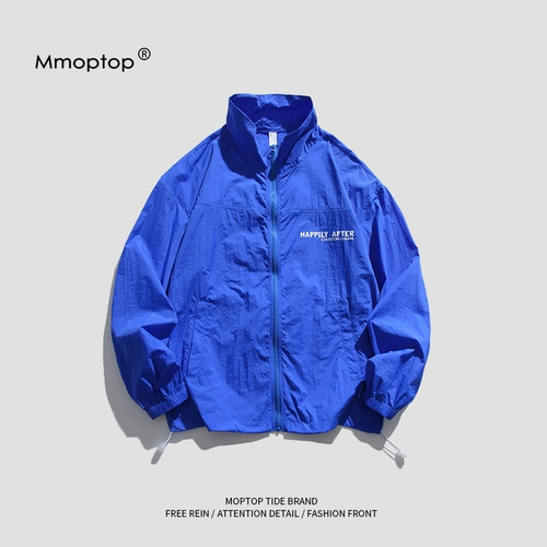 Tide, летняя модная одежда для защиты от солнца, мужская куртка, свободный крой