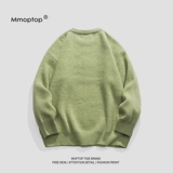 Tide, мужской цветной ретро трикотажный осенний демисезонный японский свитер для влюбленных, в американском стиле