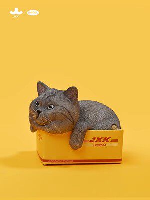 快递猫4.0纸箱蓝猫,可爱到不行!_手办_淘宝游戏网