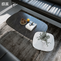 Office sofa coffee table combination set simple modern reception rest room business office furniture