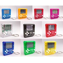 Tetris mini game machine puzzle eye protection toy gift handheld childrens creative mini game machine pendant