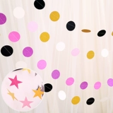 Вечеринка по случаю дня рождения, пятиконечная звезда, цветок, подвеска, веревка, фон, украшение для стены, детский годовалый класс, украшения для комнаты, принадлежности