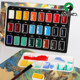 Marley brand solid Chinese painting pigments professional 12 colors 24 colors beginner set primary school children entry supplies tools full set of Chinese painting ink painting mineral materials genuine